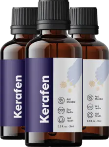 Kerafen is a topical solution specifically formulated to treat toenail fungus, also known as onychomycosis, now with a 50% discount.